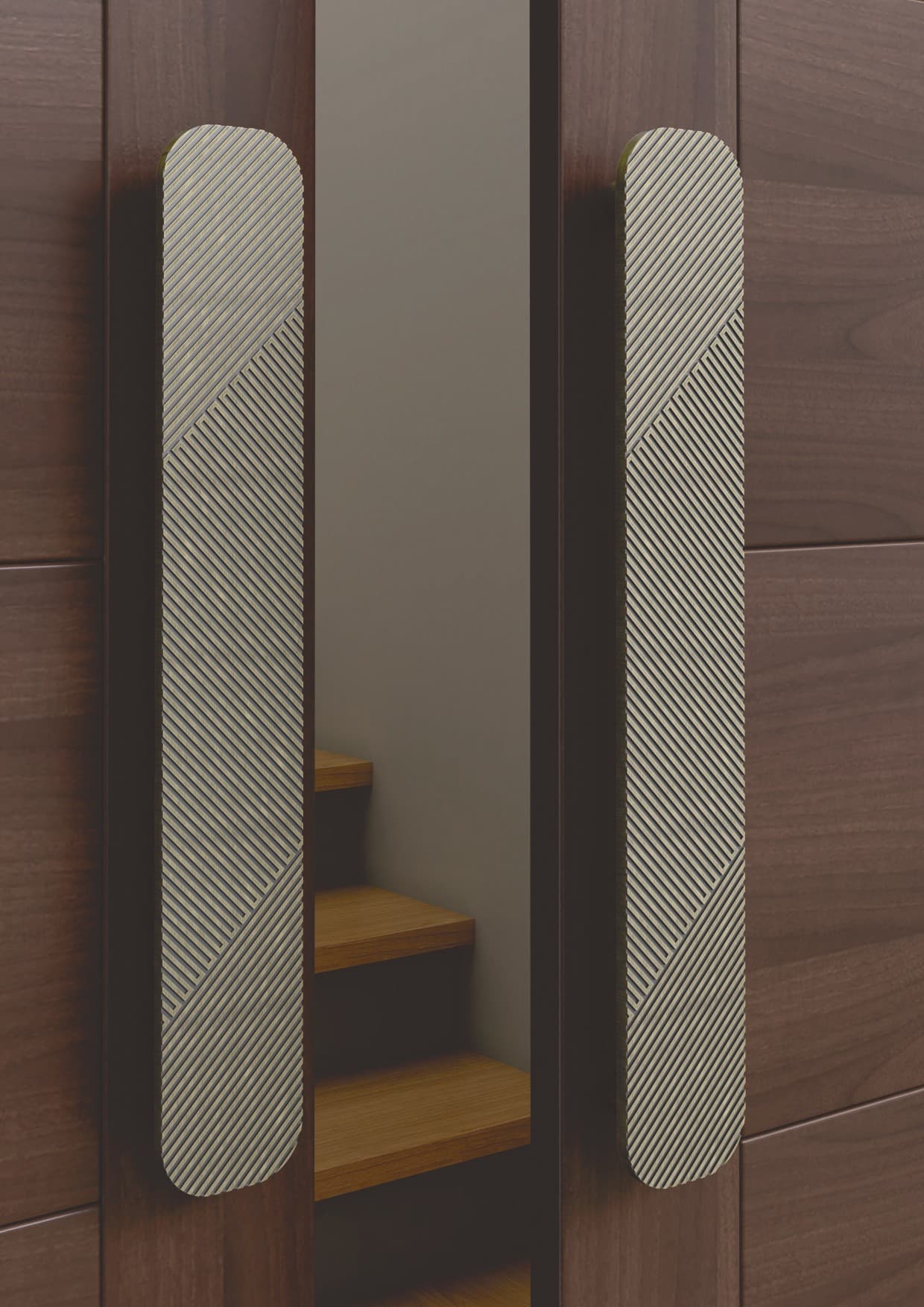 Matte black mortise